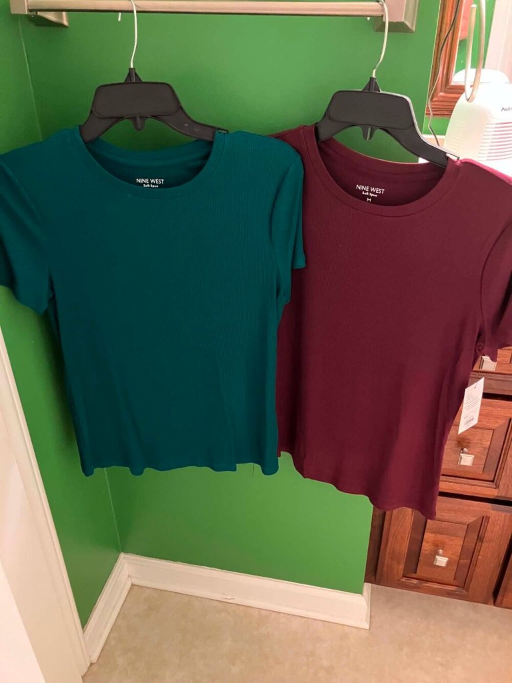 Nine West shirt (Ribbed,stretchy)